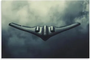 Aviation Wall Decor Northrop-Grumman B-2 Spirit Bomber Art Print Poster (18) Wall Art Picture Painting Poster Canvas Print Posters Artworks Bedroom Living Room Decor 20x30inch(50x75cm)