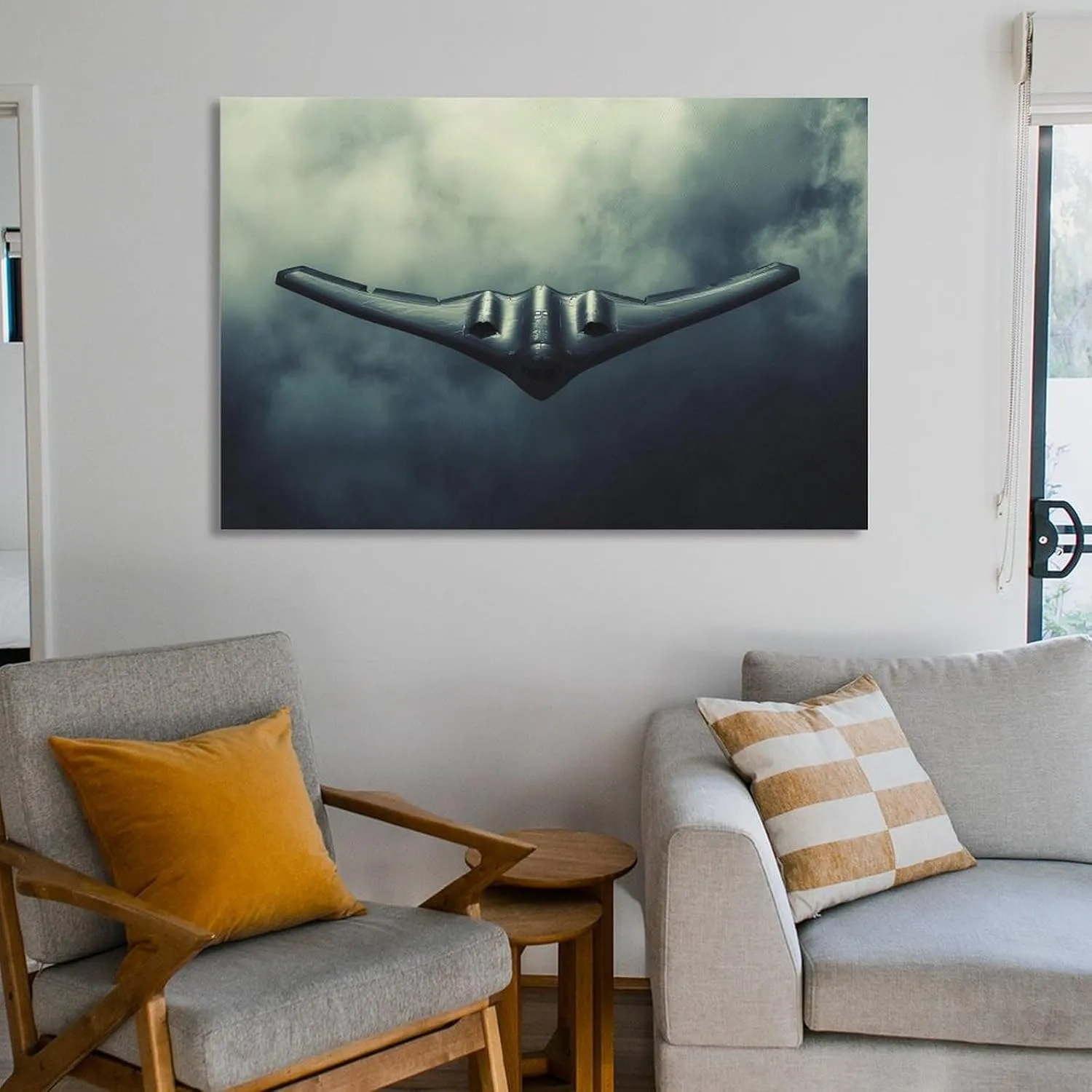 Aviation Wall Decor Northrop-Grumman B-2 Spirit Bomber Art Print Poster (18) Wall Art Picture Painting Poster Canvas Print Posters Artworks Bedroom Living Room Decor 20x30inch(50x75cm)