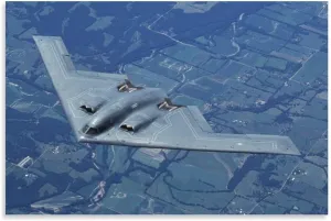Aviation Wall Decor Northrop-Grumman B-2 Spirit Bomber Art Print Poster (4) Picture Print Wall Art Poster Painting Canvas Posters Artworks Room Aesthetic 20x30inch(50x75cm)