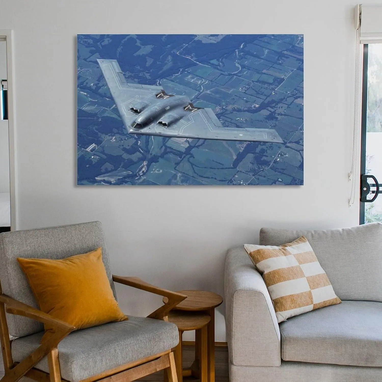 Aviation Wall Decor Northrop-Grumman B-2 Spirit Bomber Art Print Poster (4) Picture Print Wall Art Poster Painting Canvas Posters Artworks Room Aesthetic 20x30inch(50x75cm)