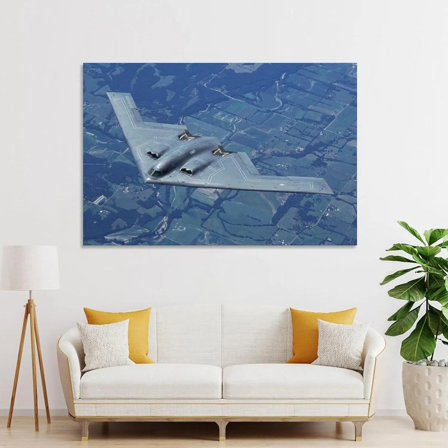 Aviation Wall Decor Northrop-Grumman B-2 Spirit Bomber Art Print Poster (4) Picture Print Wall Art Poster Painting Canvas Posters Artworks Room Aesthetic 20x30inch(50x75cm)