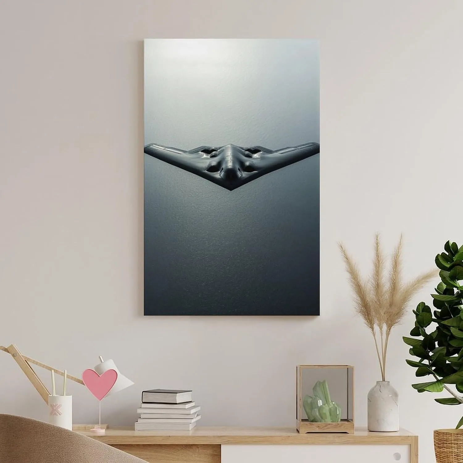 Aviation Wall Decor Northrop-Grumman B-2 Spirit Bomber Art Print Poster (8) Artworks Picture Print Poster Wall Art Painting Canvas Decor Home Posters Decorative 08x12inch(20x30cm)