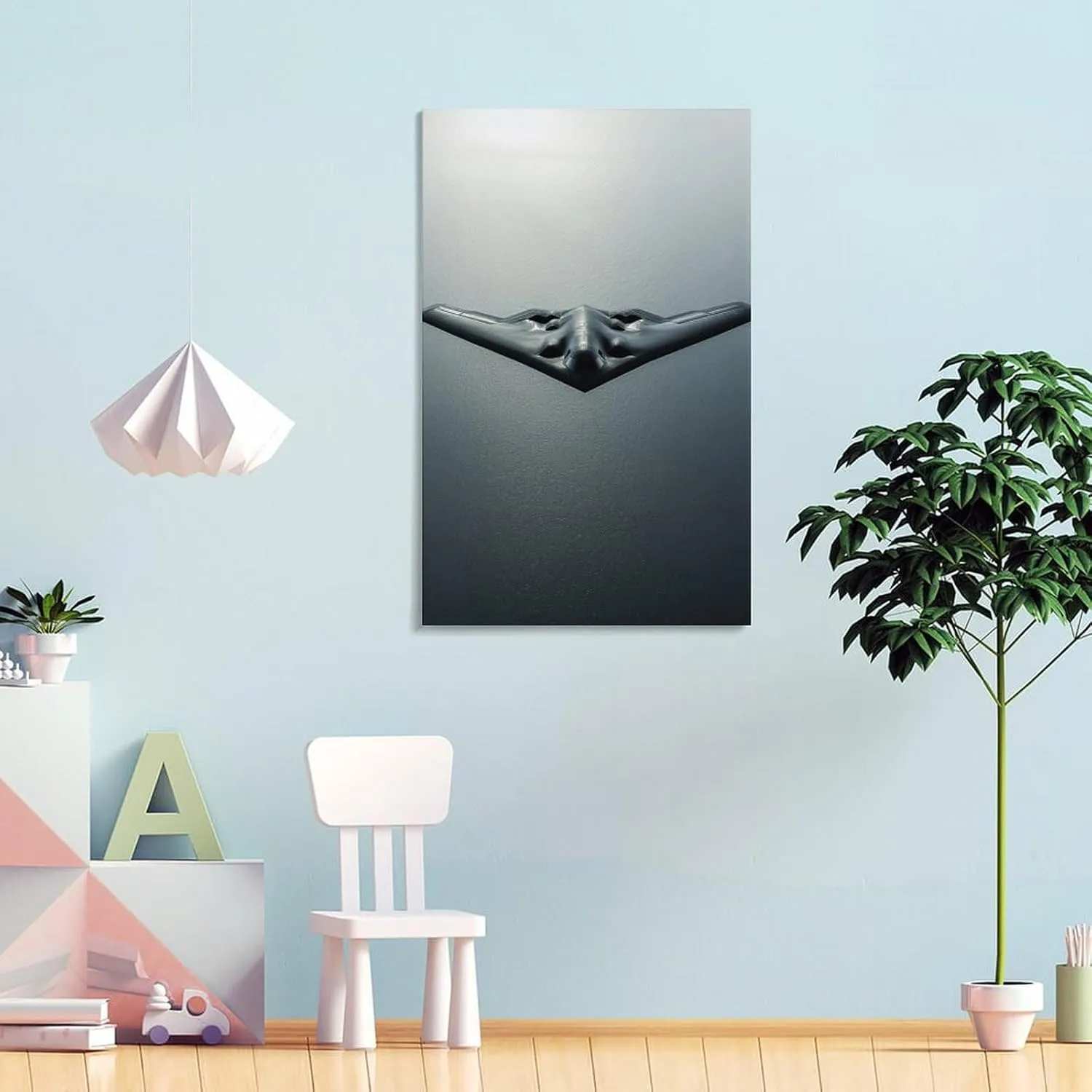 Aviation Wall Decor Northrop-Grumman B-2 Spirit Bomber Art Print Poster (8) Artworks Picture Print Poster Wall Art Painting Canvas Decor Home Posters Decorative 08x12inch(20x30cm)