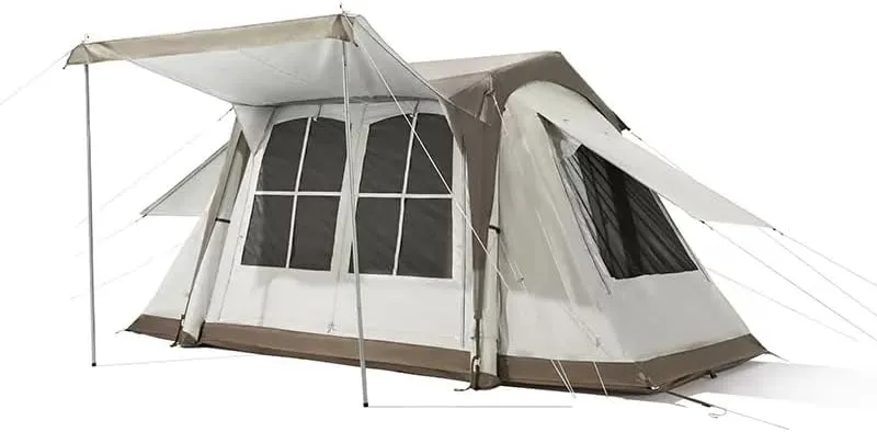 AvimYa Inflatable Tent, Outdoor Camping Equipment, Portable Folding Tent, 10.9㎡, Rainproof and Sunproof, Top Skylight, Multi-Directional Breathable