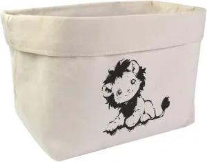 Azeeda Large 'Cute Sketchy Lion ' Canvas Organiser/Storage Bag (OR00037936)