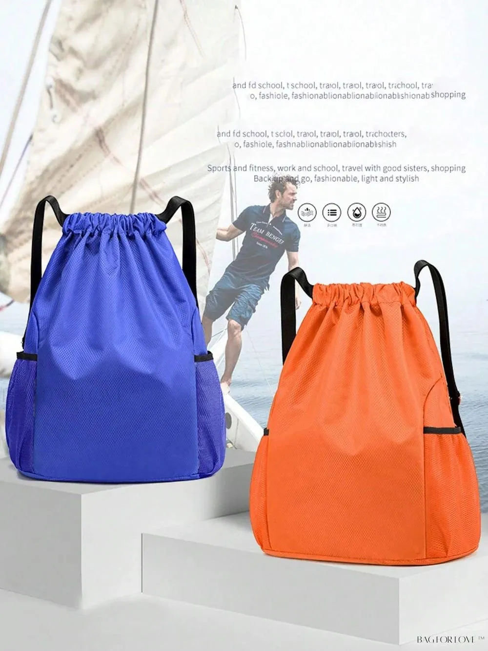 BagForLove - Active Outdoor Companion Waterproof Bag for Gym and Sports Use