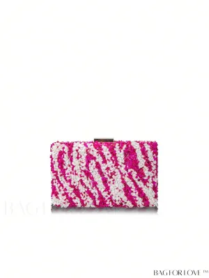 BagForLove - Compact Colorblock Box Bag with Chain Strap