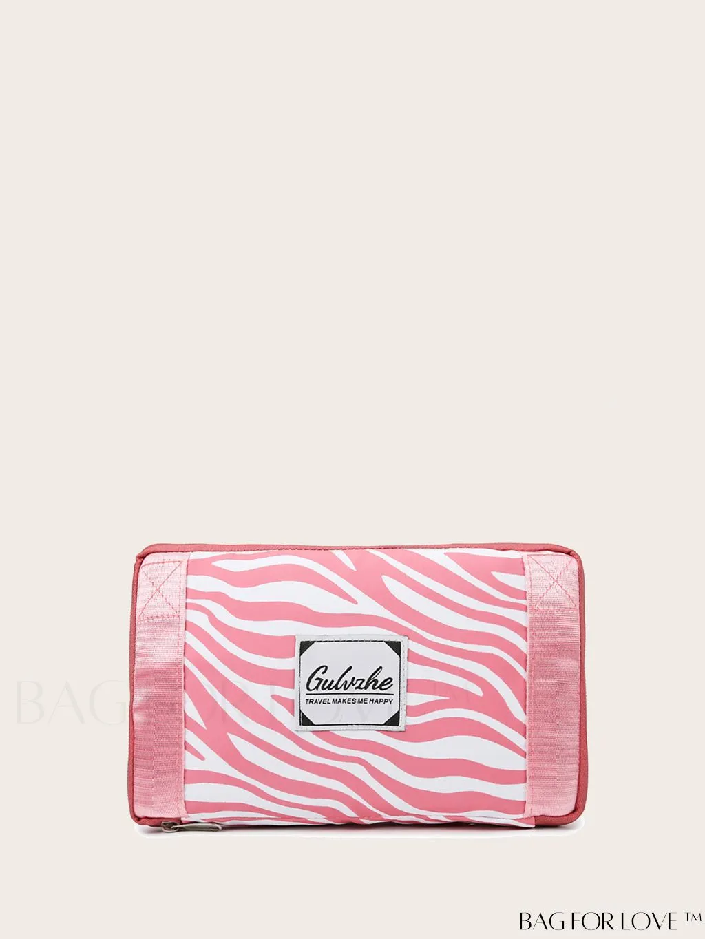 BagForLove - Multifunctional Zebra Print Travel Duffel with Shoe Compartment, Waterproof & Abrasion-Resistant Gym Bag