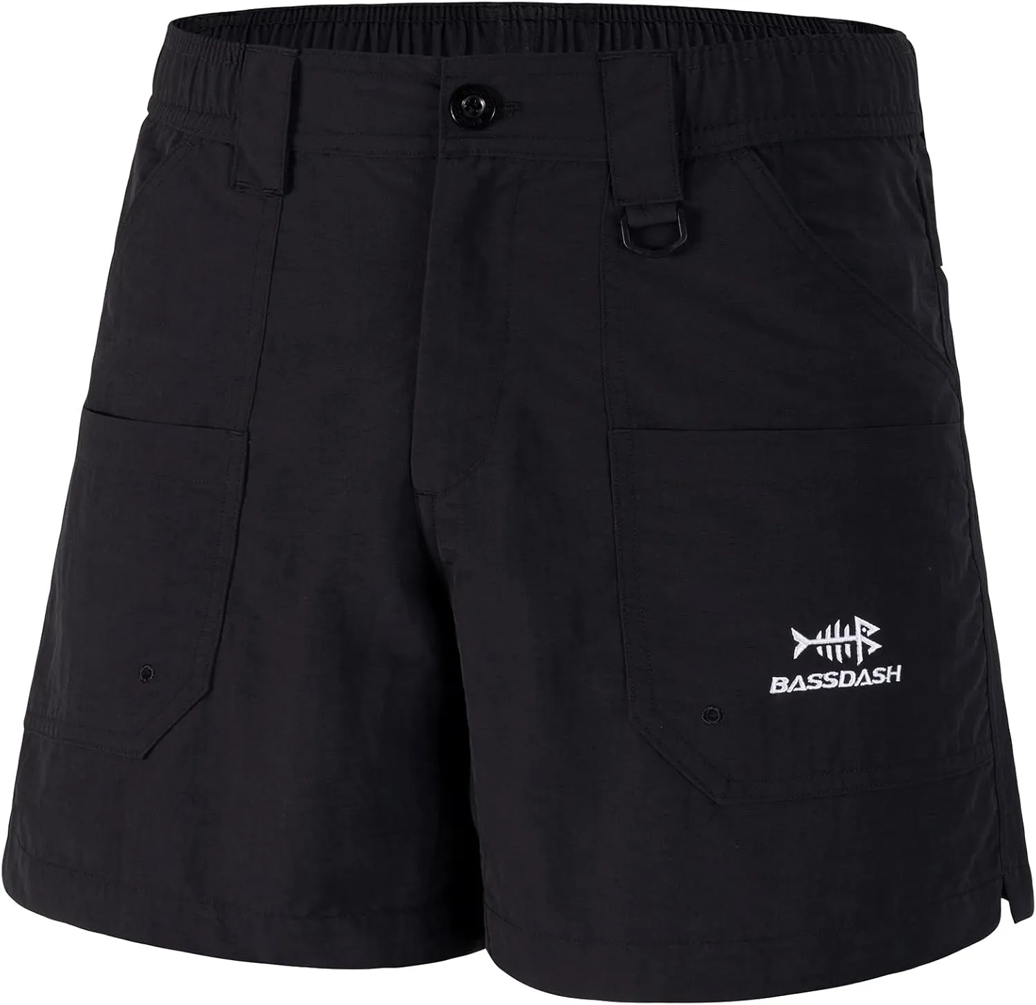BASSDASH Youth 5" Fishing Shorts UPF 50  Water Resistant Quick Dry Boys Girls Hiking Cargo Shorts with Pockets FP03Y