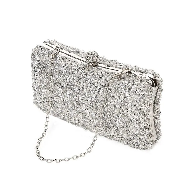 Beaded Evening Bag Diamonds Clutch