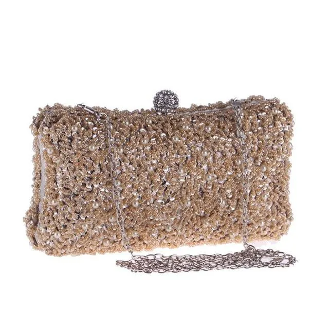 Beaded Evening Bag Diamonds Clutch