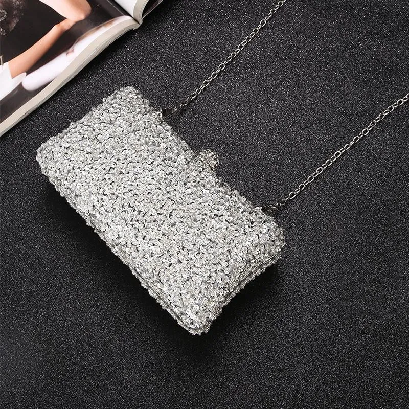 Beaded Evening Bag Diamonds Clutch
