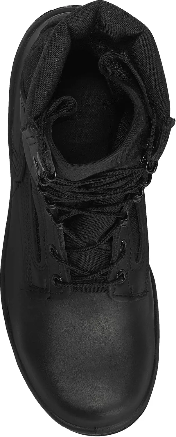 Belleville 390 TROP Inch Hot Weather Combat Boots for Men - Polishable Black Leather and Abrasion-Resistant Nylon with Vibram Sierra Traction Outsole; Berry Compliant