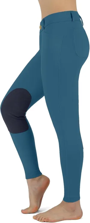 beroy Horse Riding -Pants Women Equestrian-Breeches - Ladies Training Horseback Riding Tights Full Seat Silicone Pockets