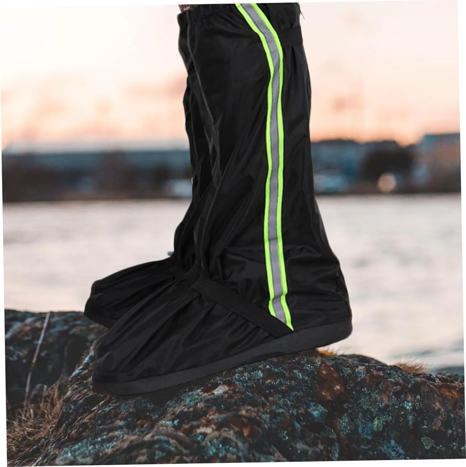 BESPORTBLE Shoe Cover Shoes Leg Sleeves for Men Shoe Sole Protector Rain Shoe Gaiters Boot Snake Rain Boots Outdoor