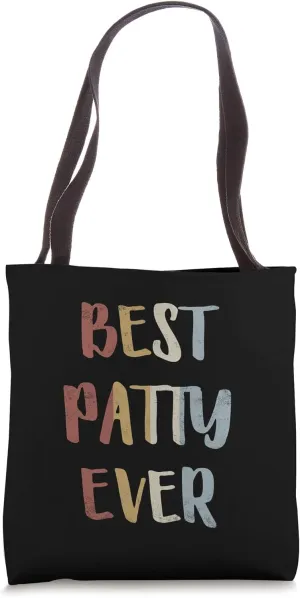 Best Patty Ever Retro Vintage First Name Gift Tote Bag