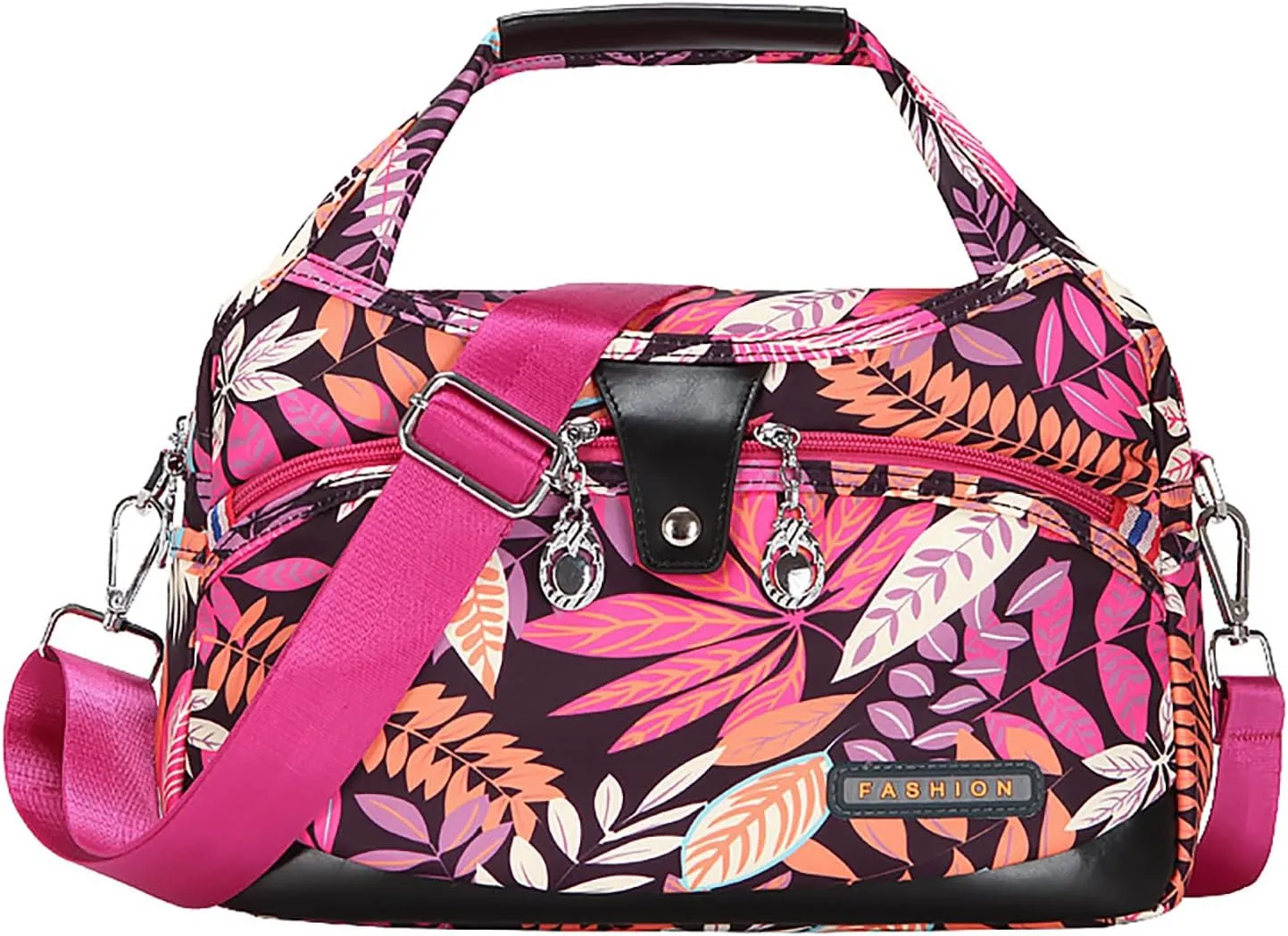 Blaciokamith Tote Bag, Soft Side Lightweight Underseat Tote Bag, Fashionable Simple Messenger Bag for Womens