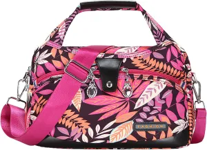 Blaciokamith Tote Bag, Soft Side Lightweight Underseat Tote Bag, Fashionable Simple Messenger Bag for Womens