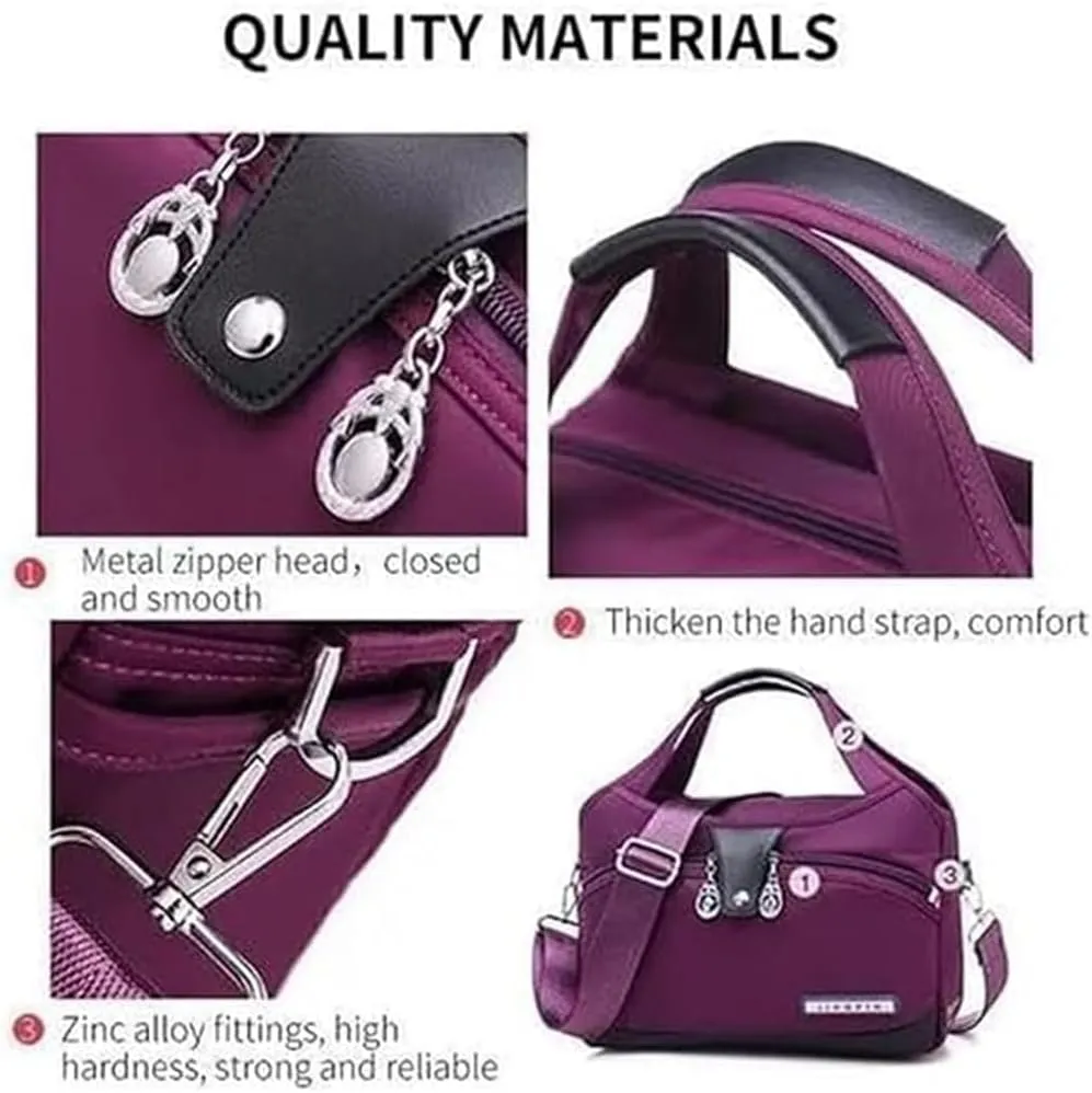 Blaciokamith Tote Bag, Waterproof Oxford Cloth Simple Messenger Bag，Blaciokamith Soft Side Lightweight Underseat Tote Bag