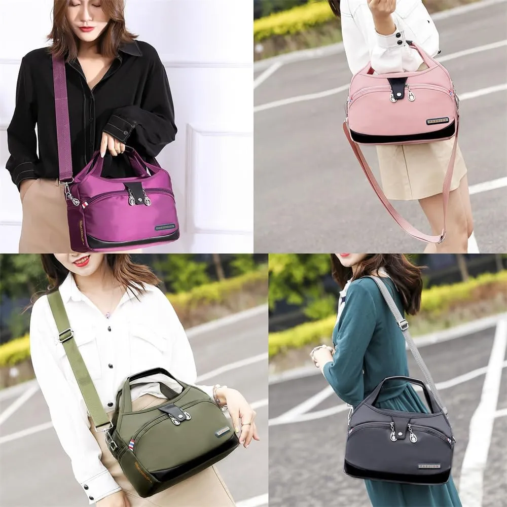 Blaciokamith Tote Bag, Waterproof Oxford Cloth Simple Messenger Bag，Blaciokamith Soft Side Lightweight Underseat Tote Bag