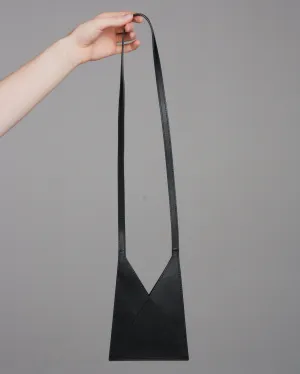 Black Accordion Crossbody Japanese Bag