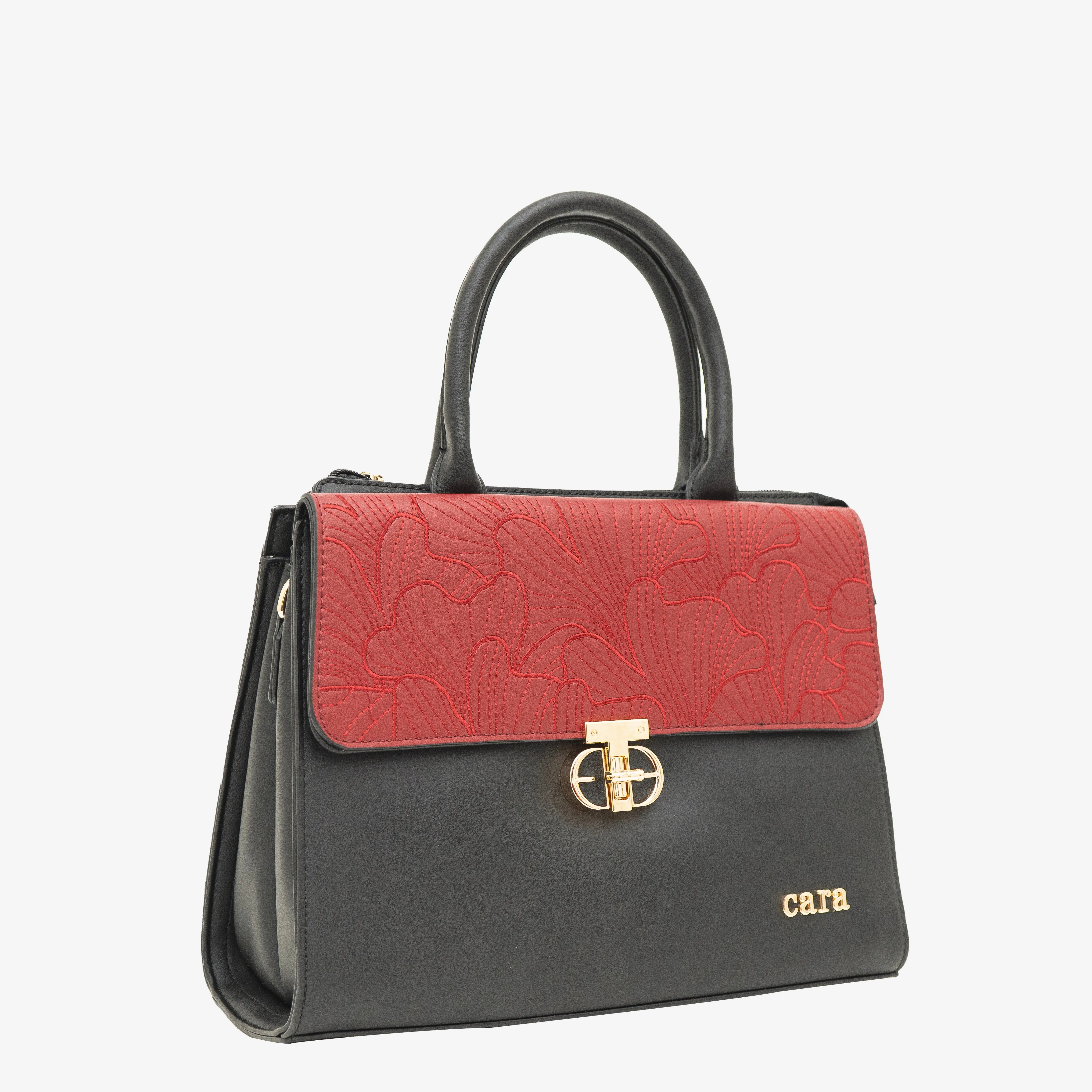 Black Royal Heritage Handbag | Cara