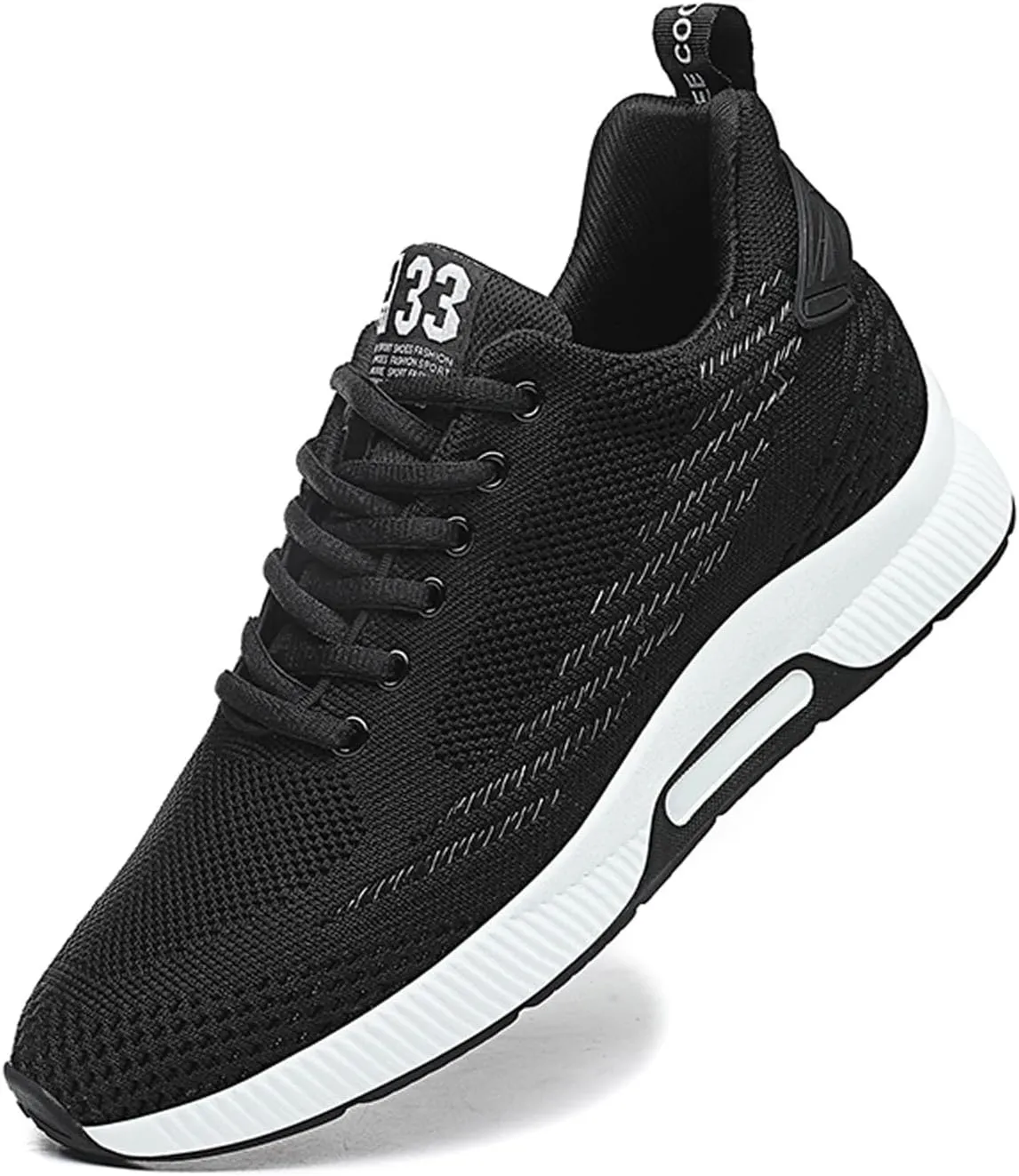BMINFEE Men's Height Increasing Shoes Taller Elevator Height Boosting Mesh Breathable Outdoor Elevator Shoes for Men