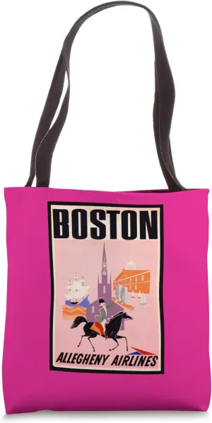 Boston American History Paul Revere Massachusetts Vintage Tote Bag