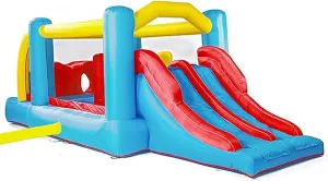Bouncy Castles Inflatable Lock Inflatable Slides for Indoor and Outdoor Size Large Toy Children's Trampoline Kids Paradise Castle strampoline, Water S