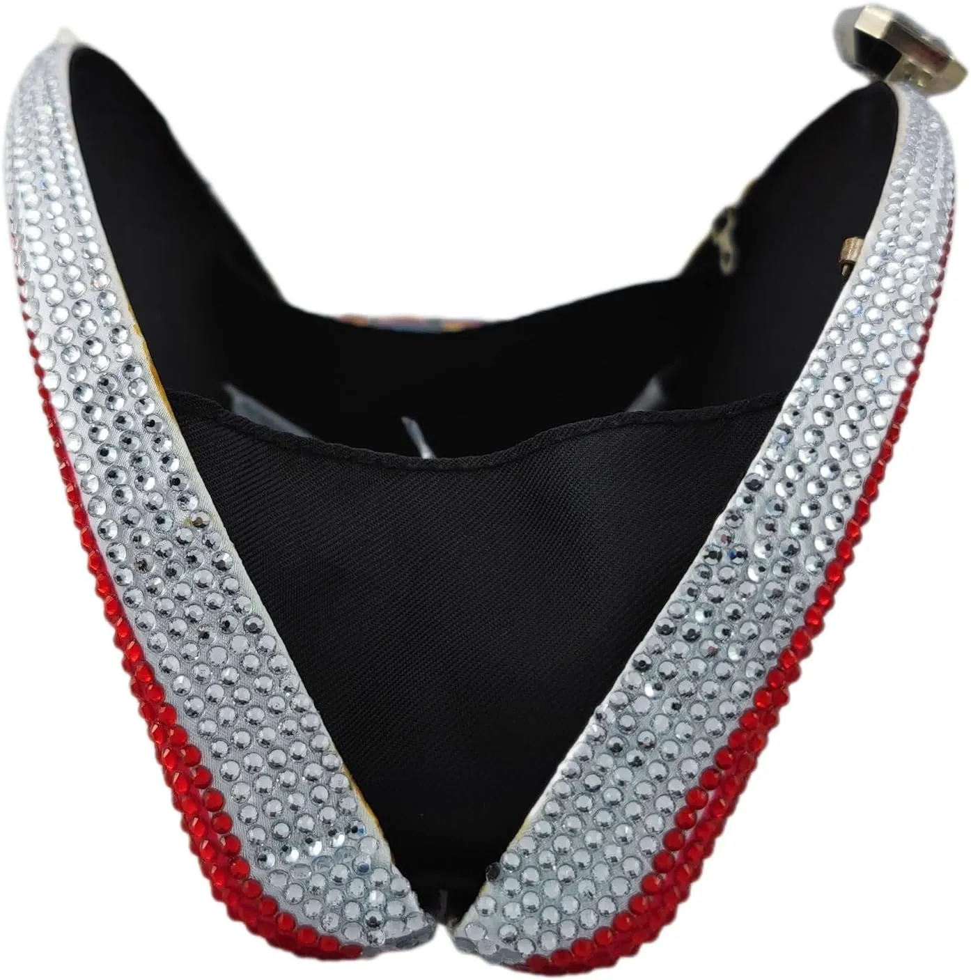 Boutique De FGG Retro Crystal Clutch Purses for Women Luxury Rhinestone Evening Bag Novelty Formal Party Clutch Handbag,Mini