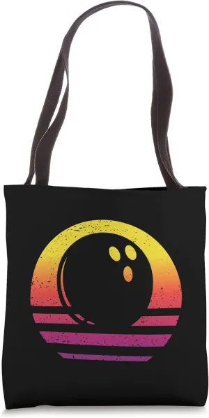 Bowling Retro Style Vintage Tote Bag
