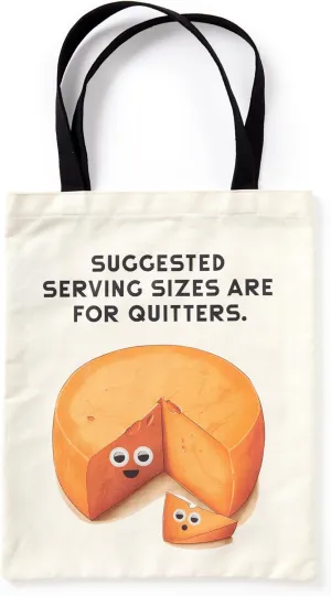 Brass Monkey Googly Food Canvas Tote