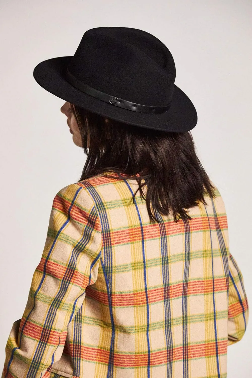 Brixton Messer Medium Brim Felt Fedora Hat
