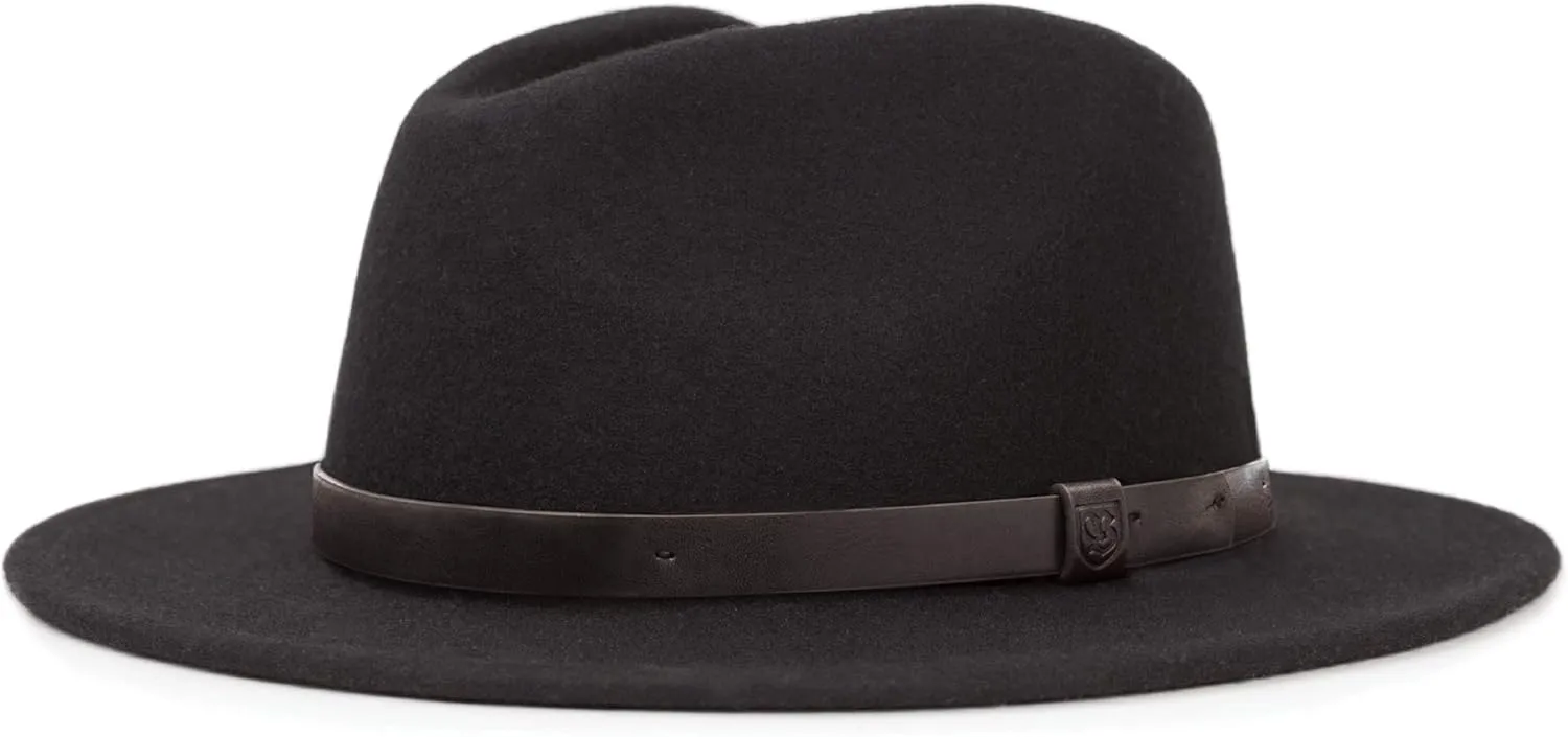 Brixton Messer Medium Brim Felt Fedora Hat