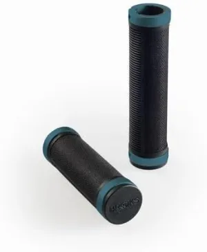 Brooks Cambium Rubber Grip 5.1 inches (130 mm) Rubber Crimped Cotton Grip Black/Octane
