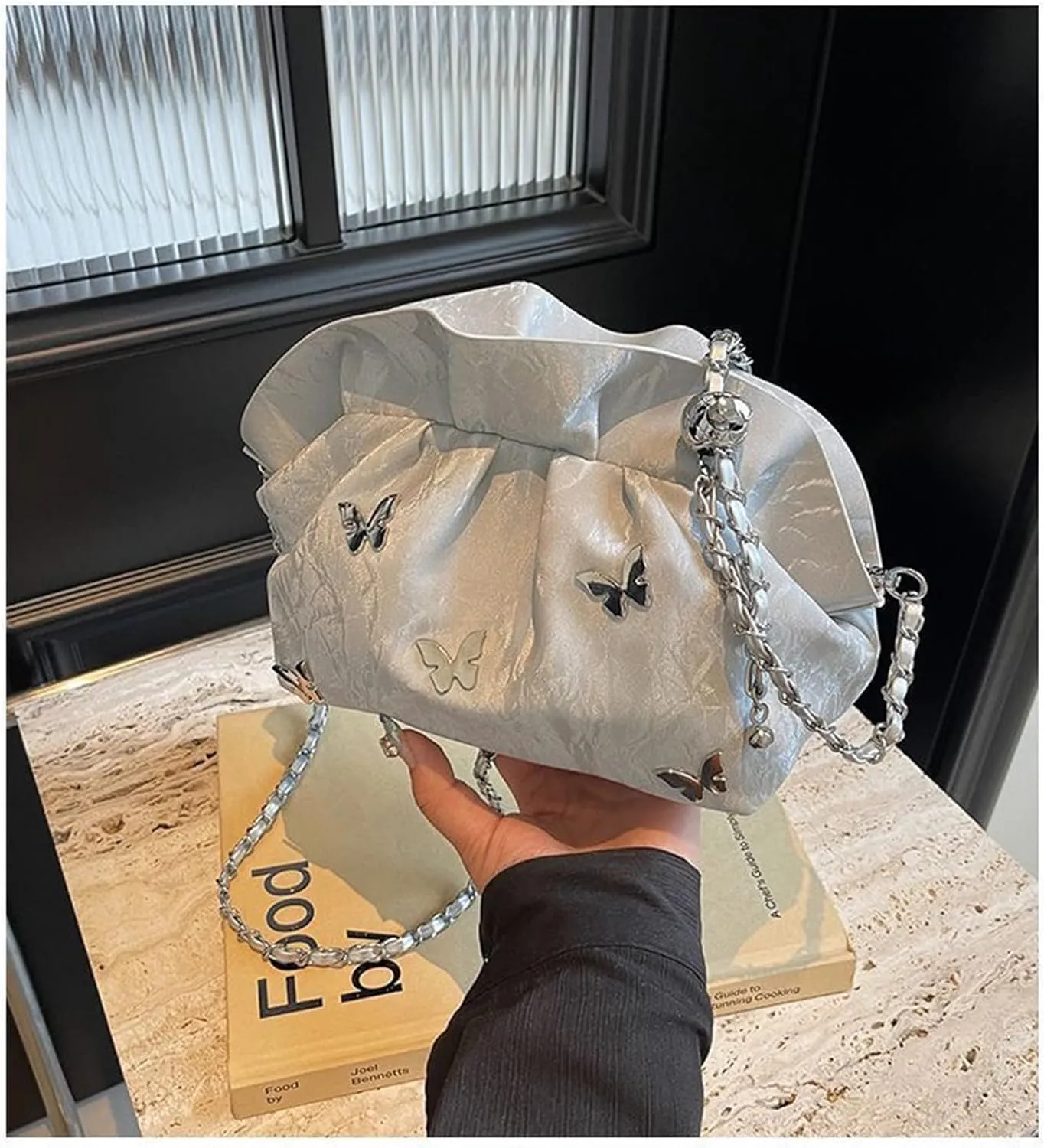 Butterfly Cloud Bag, Premium Chain Crossbody Bag Shoulder Purse for Women, Elegant and Versatile Design