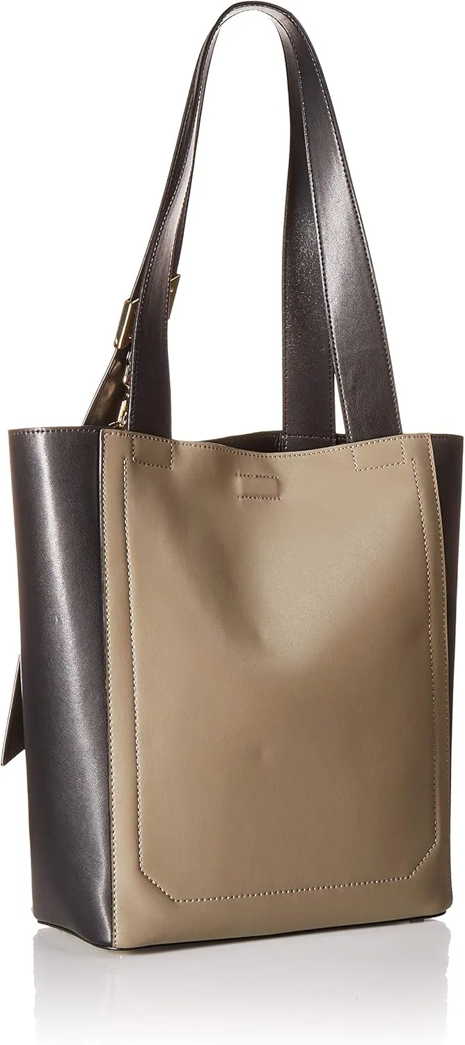 Calvin Klein Karsyn Nappa Leather Belted North/South Tote