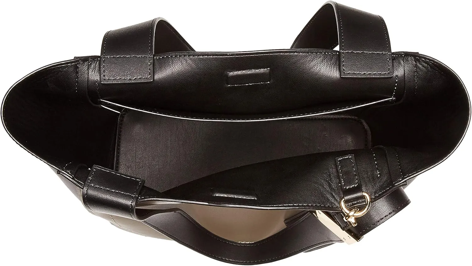 Calvin Klein Karsyn Nappa Leather Belted North/South Tote