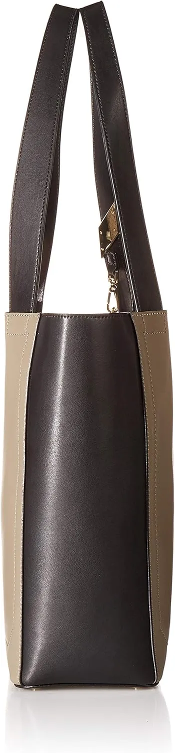 Calvin Klein Karsyn Nappa Leather Belted North/South Tote