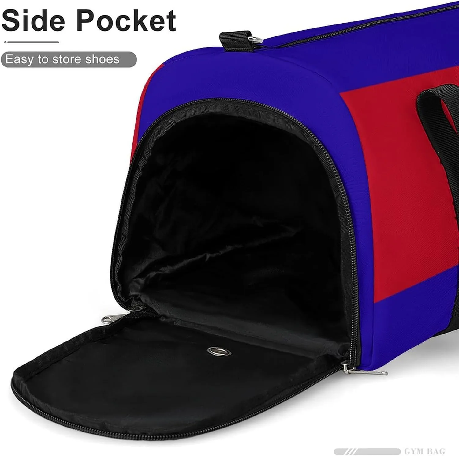 Cambodia Flag Sports Gym Bag for Boys Girls with Shoe Compartment Carry On