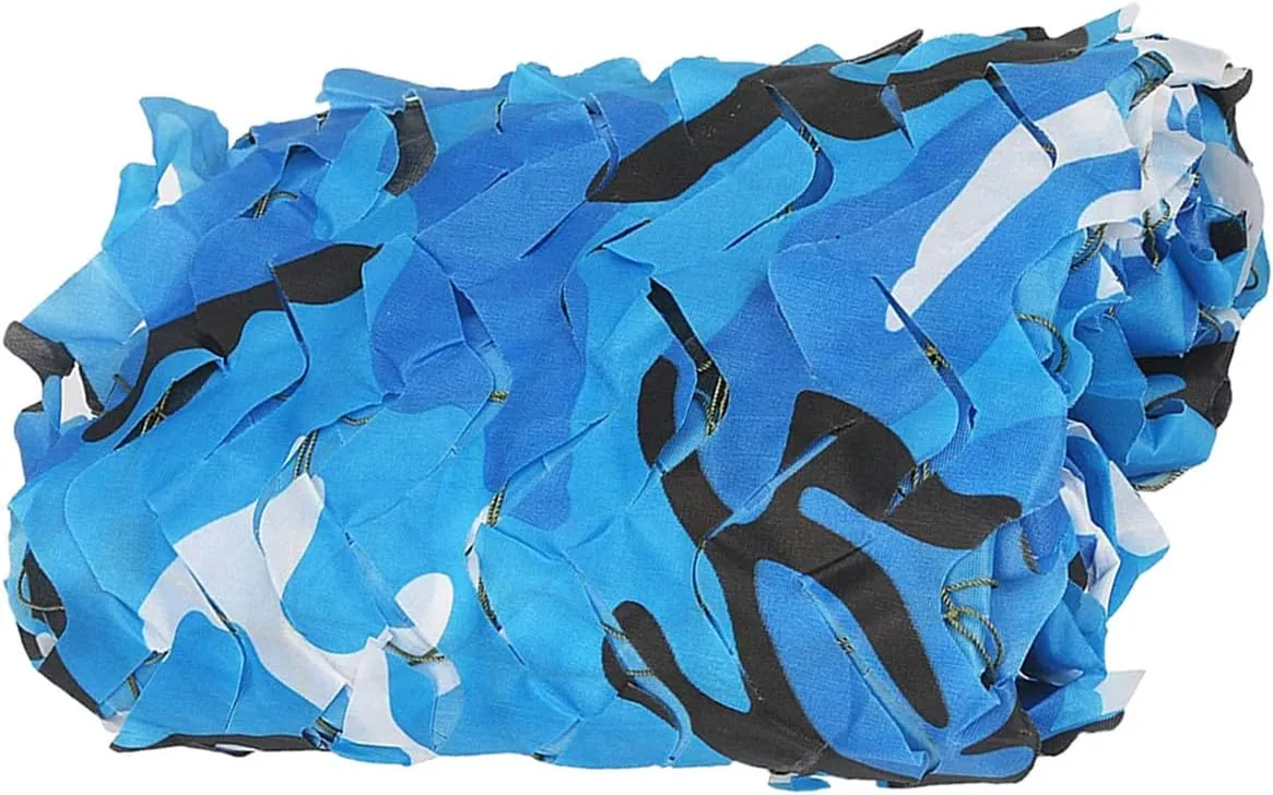 Camouflage Netting, 210d Outdoor Hunting Camo Net, Double-Layer Reinforced Sunshade Netting, Used for Military Decoration, Tent, Camping, Lightweight Sunscreen Net,6x6m(19.7 * 19.7ft)