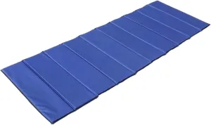 Camping Sleeping Pad Outdoor Sit Mat Folded Multifunctional 195cmx70cm Beach Mat Moisture Resistant Seat Mat for Yard Garden, Blue 2cm Thickness