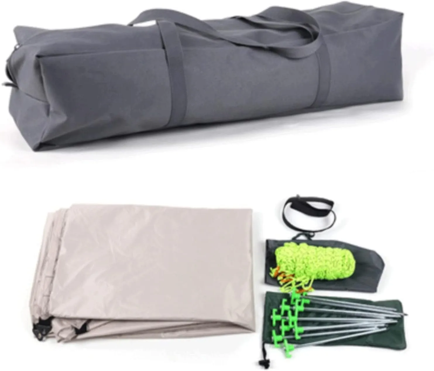 Camping Tent Oxford Coated Waterproof 5000  Khaki Awning Tent Awning Camping Sun Protection Maple Tarp (1 3 * 3m) (1 3 * 3m)