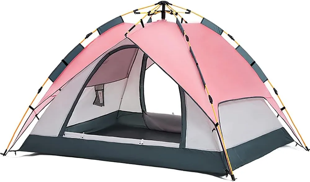 Camping Tent,Automatic Tent,Pop Up Instant Tents, Family Camping Tent, 3-4 Person Waterproof Automatic Tents for Camping, Outdoor, Backyard