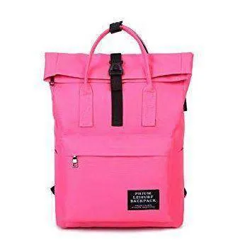 Canvas Nylon School Bag Zipper Laptop Backpacks for Women
