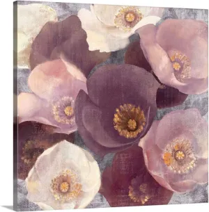 CANVAS ON DEMAND Eventide Plum Canvas Wall Art Print by Albena Hristova, Contemporary, Traditional, Home Decor, Artwork, 24" x24in