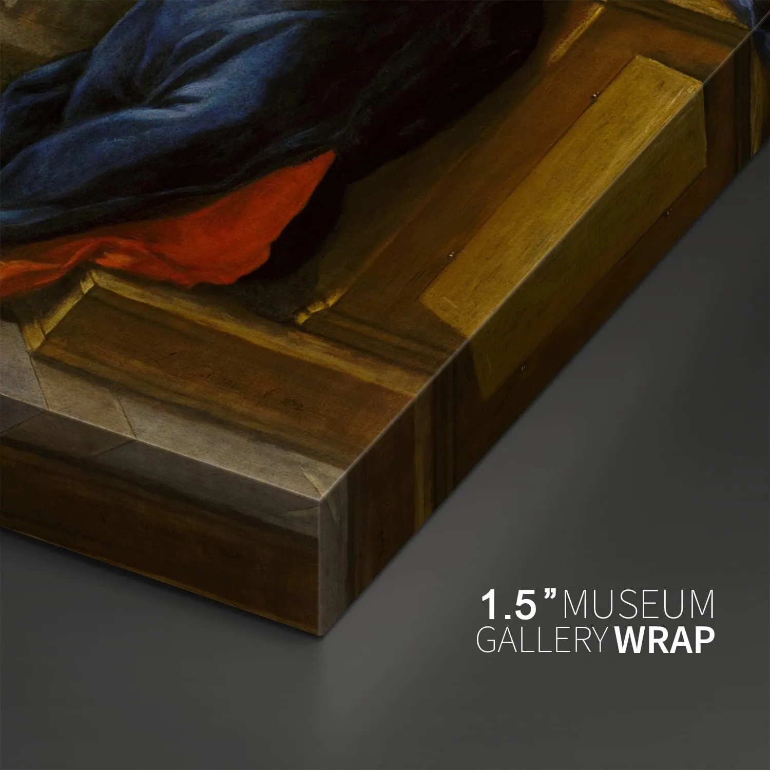 Canvas Print Wall Art - The Annunciation by Luca Giordano - 24x36 inches