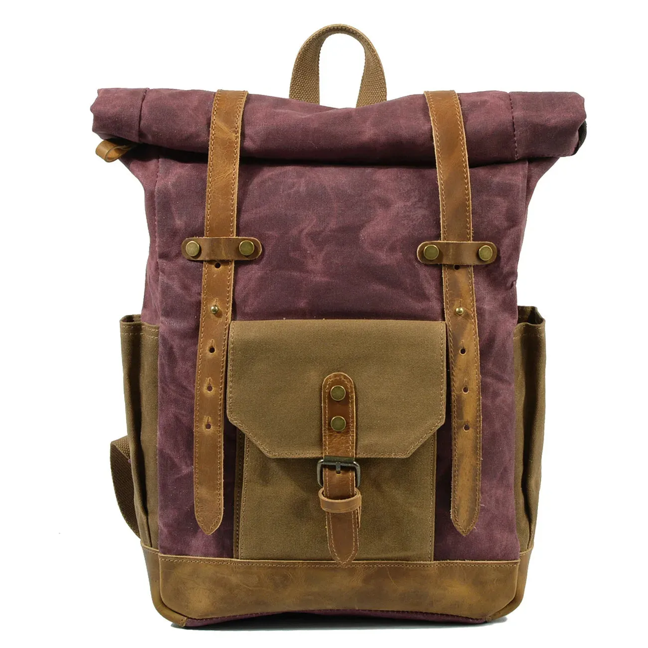 Canvas Roll Top Backpack