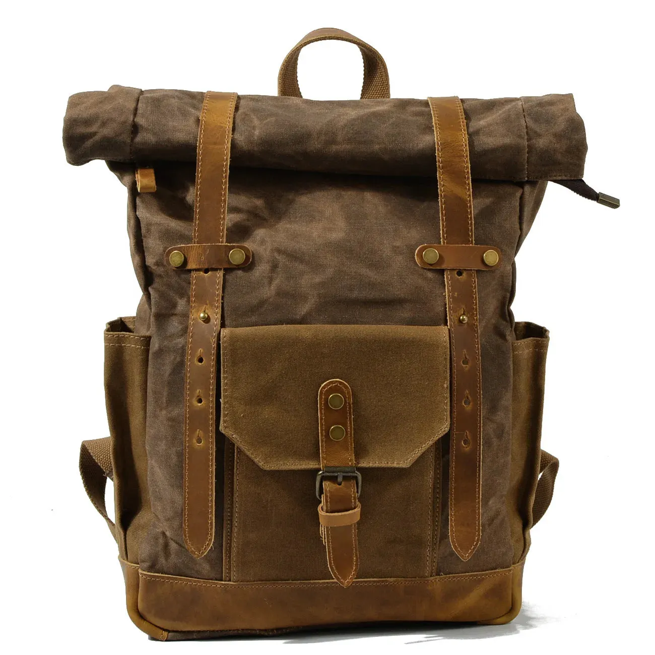 Canvas Roll Top Backpack
