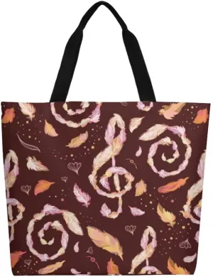 Canvas Tote Bag Large Women Casual Shoulder Bag Handbag Reusable Beach Shopping Grocery Bag For Outdoors